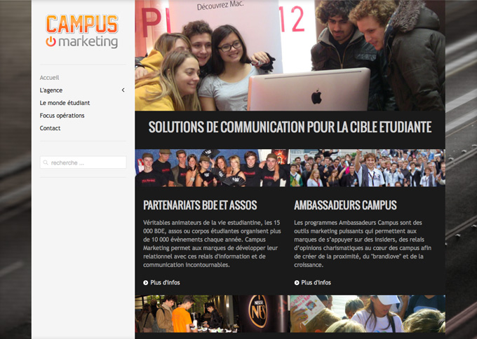 campus marketing home