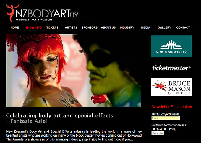 new zealand body art home